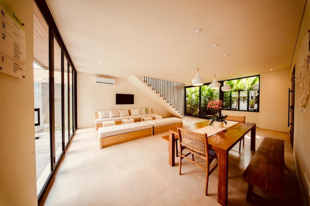 Thehub Pererenan Coworking, Pool And Rooftop ชังกู ภายนอก รูปภาพ